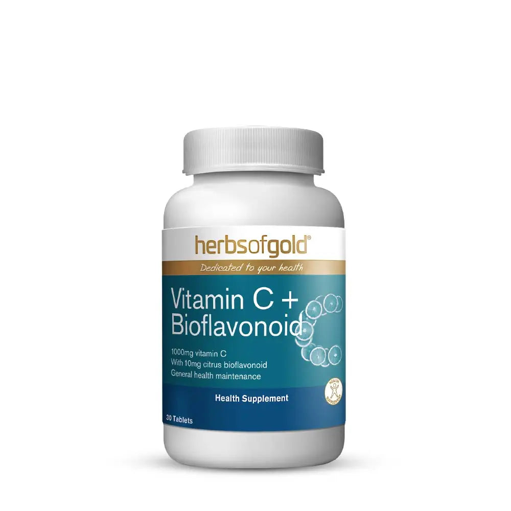 HERBS OF GOLD VITAMIN C 1000MG + BIOFLAVONOID 30S