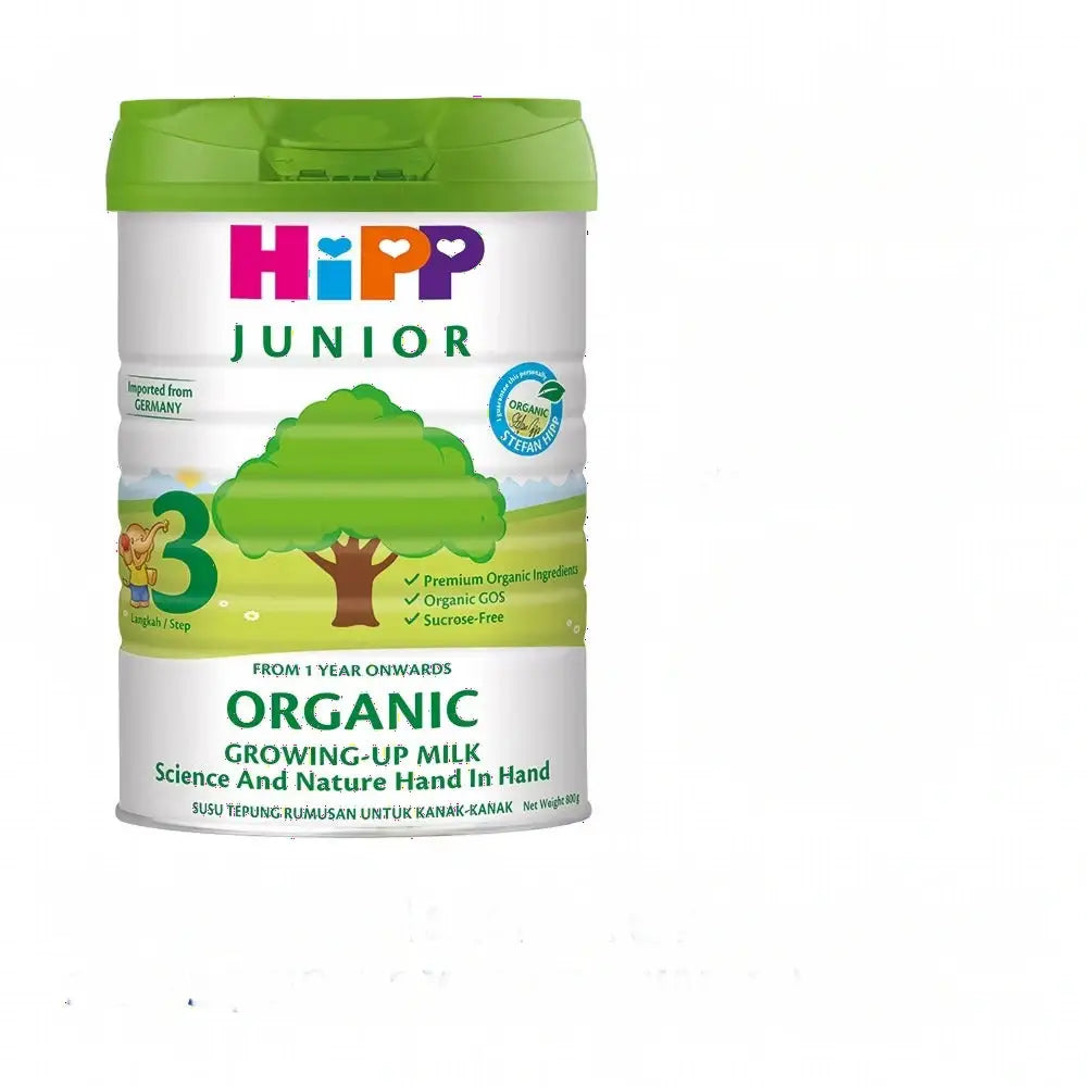 HIPP JUNIOR ORGANIC GROWING-UP MILK STEP 3 (1-3 YEAR) 800G