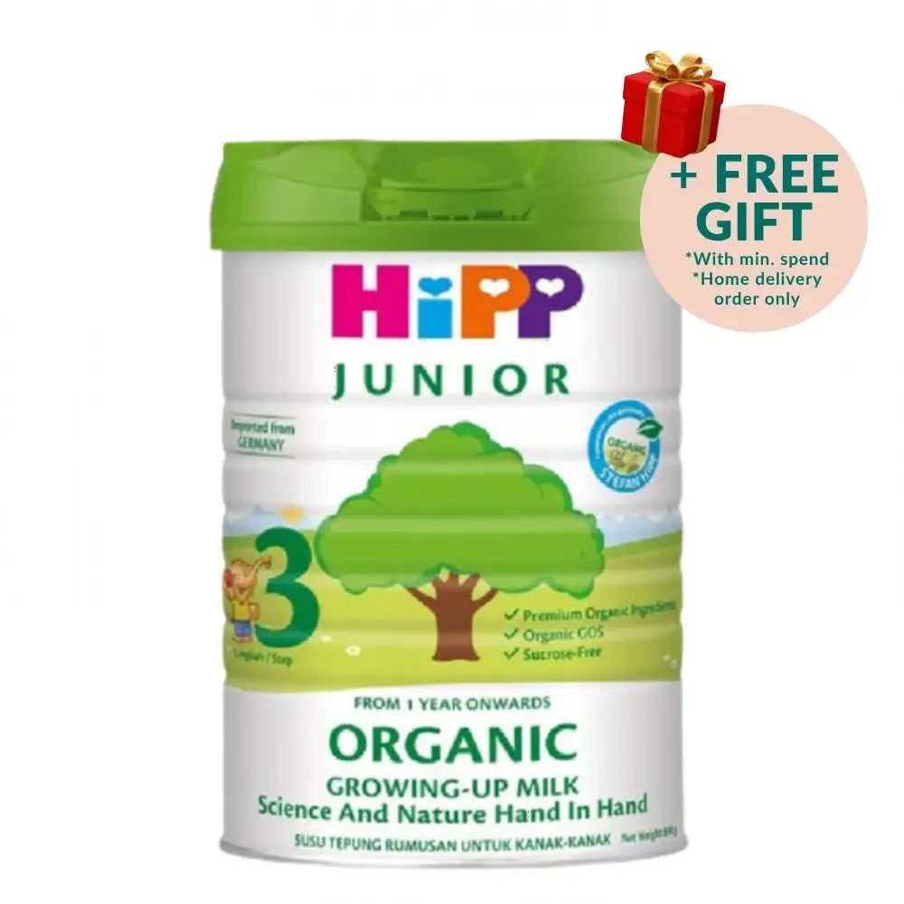HIPP JUNIOR ORGANIC GROWING-UP MILK STEP 3 (1-3 YEAR) 800G