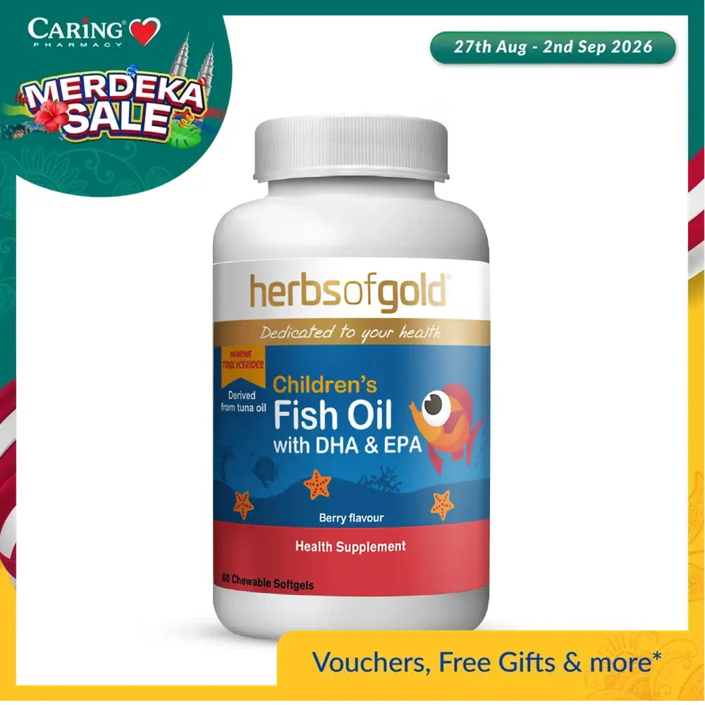 HOG CHILDREN’S FISH OIL W/ DHA + EPA 60S