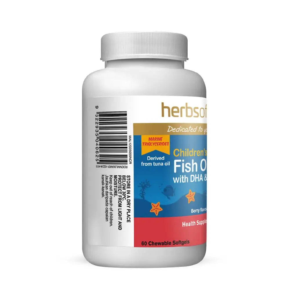 HOG CHILDREN’S FISH OIL W/ DHA + EPA 60S