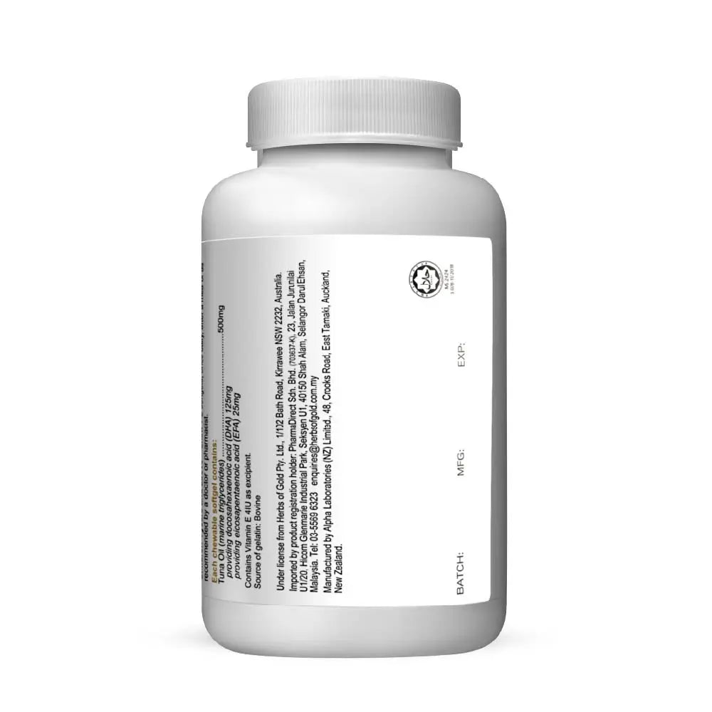 HOG CHILDREN’S FISH OIL W/ DHA + EPA 60S