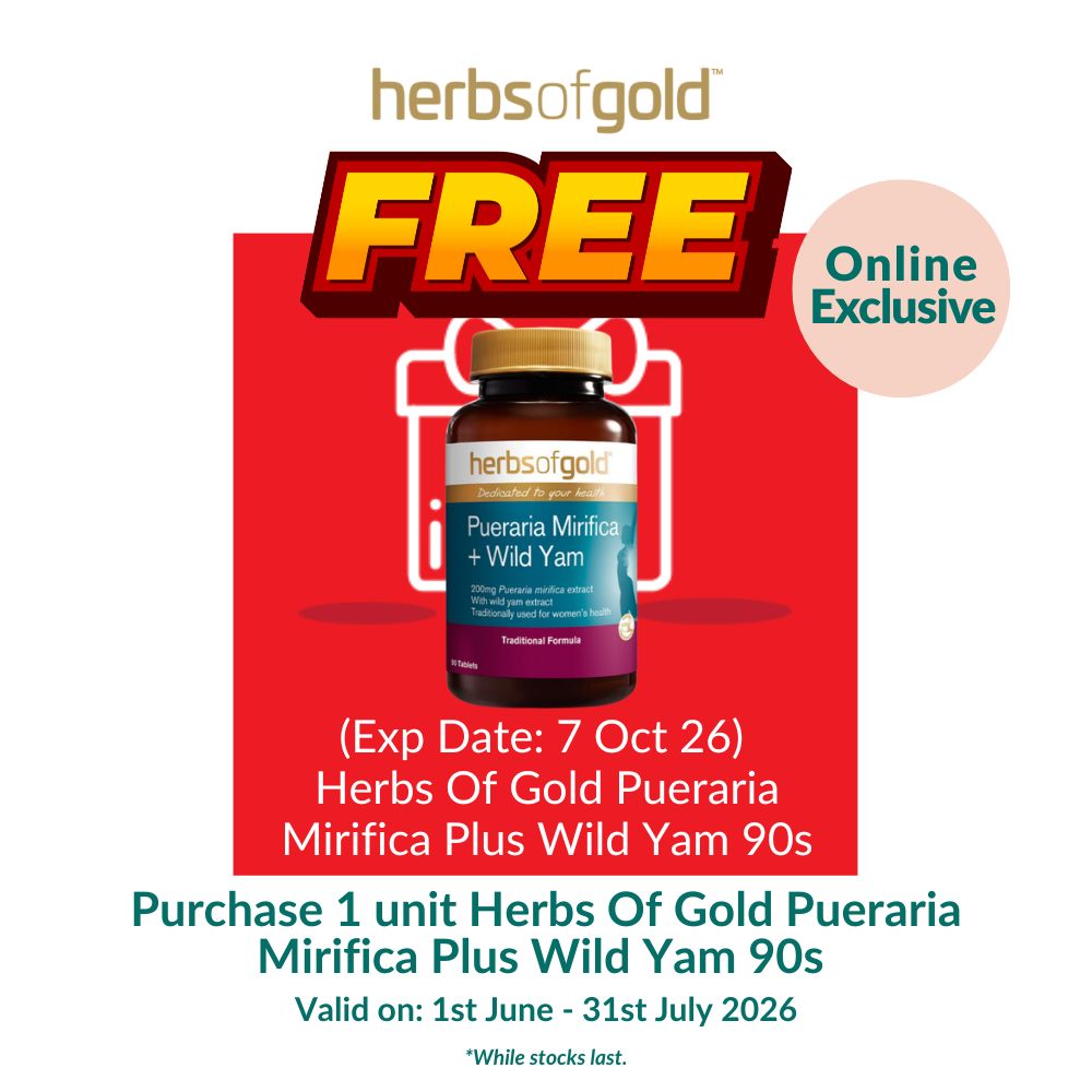 [CLEARANCE] Herbs Of Gold Pueraria Mirifica Plus Wild Yam 90s