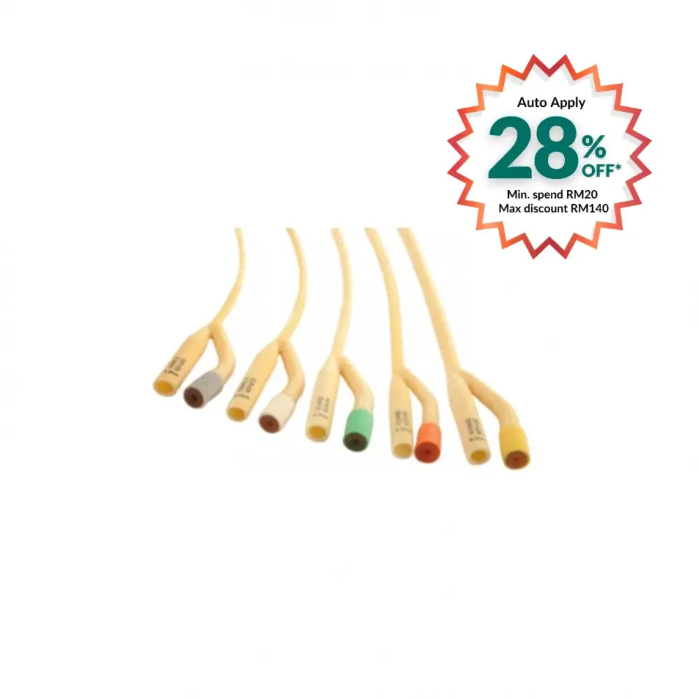 HOSPITECH FOLEY CATHETER 2 WAY SZ: 12FG (5-10CC)