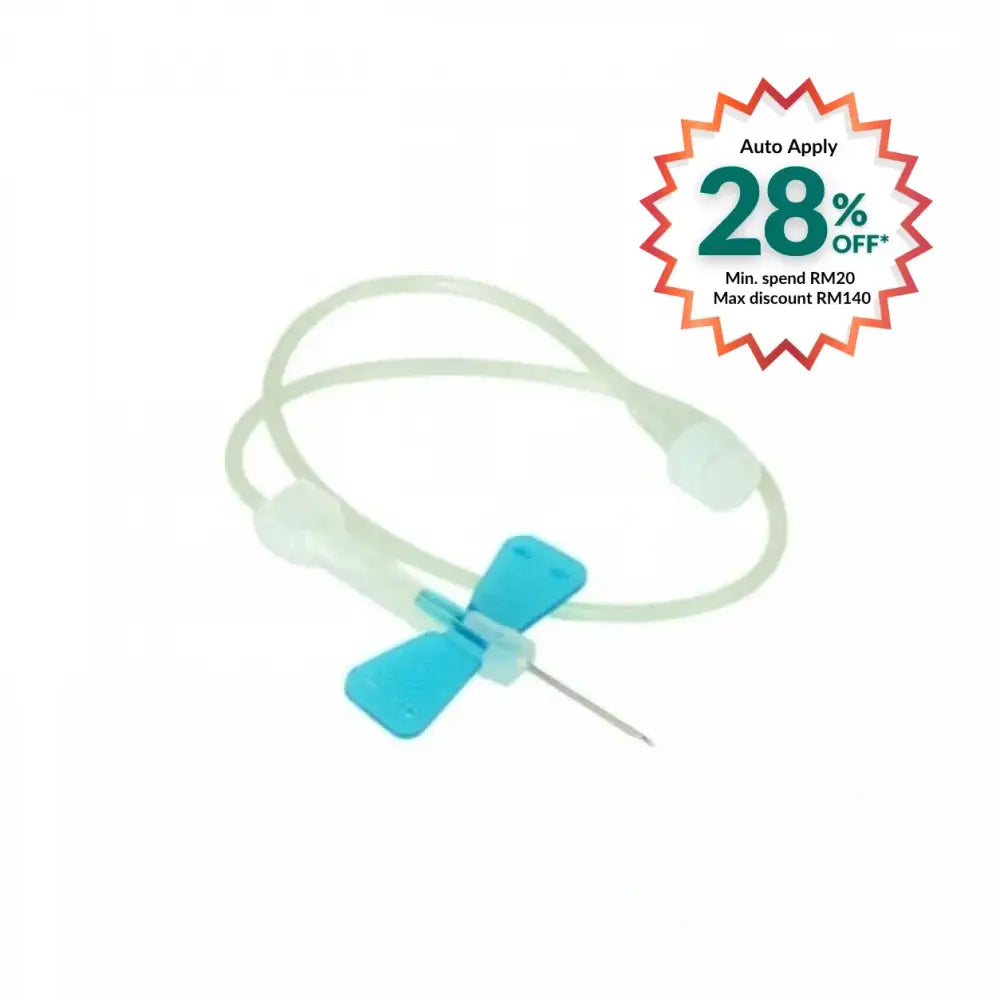 HOSPITECH SCALP VEIN SET 23G BLUE 1S