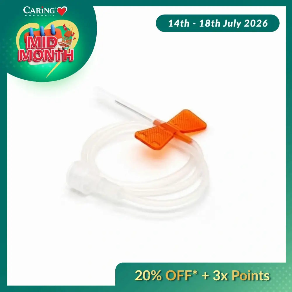 HOSPITECH SCALP VEIN SET 25G ORANGE 1S