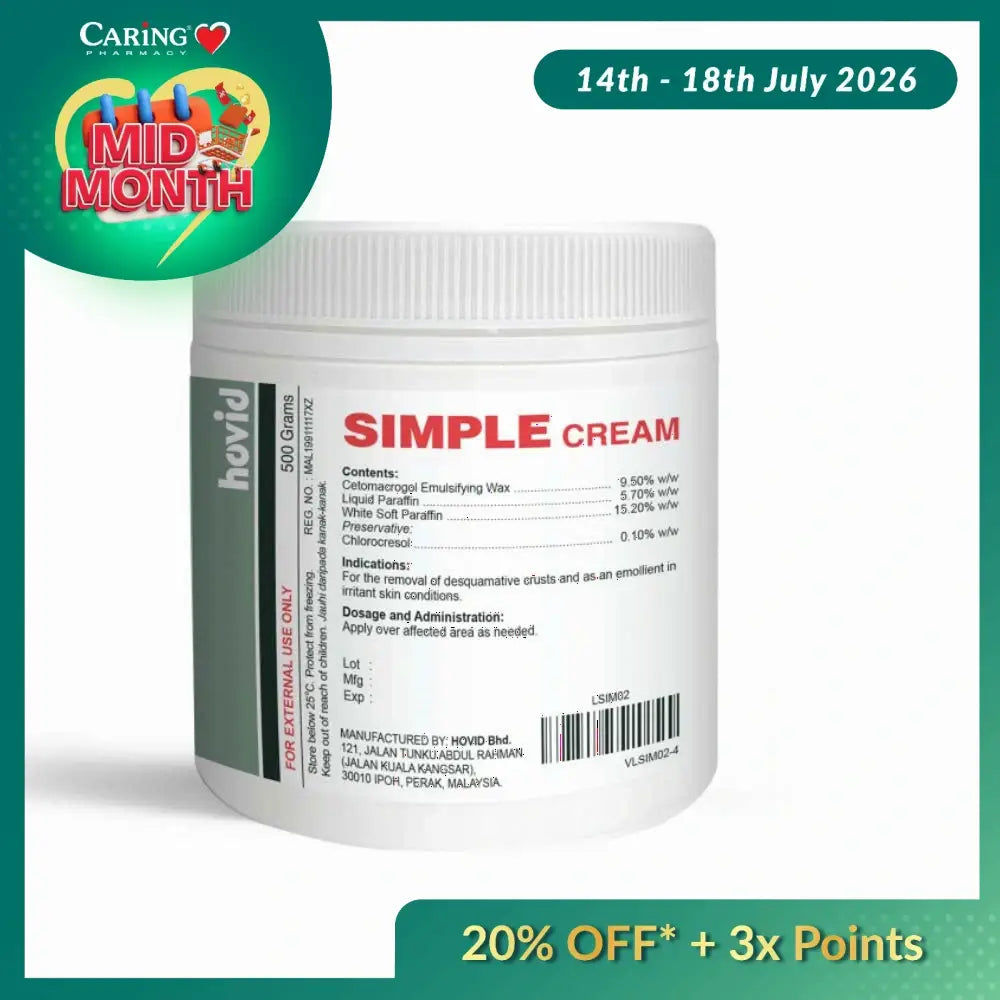 HOVID SIMPLE CREAM 500G