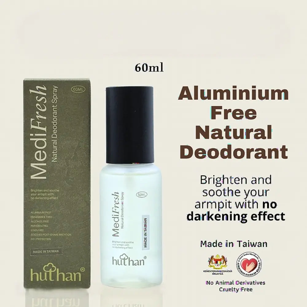 HUTHAN MEDIFRESH NATURAL DEODORANT SPRAY 60ML