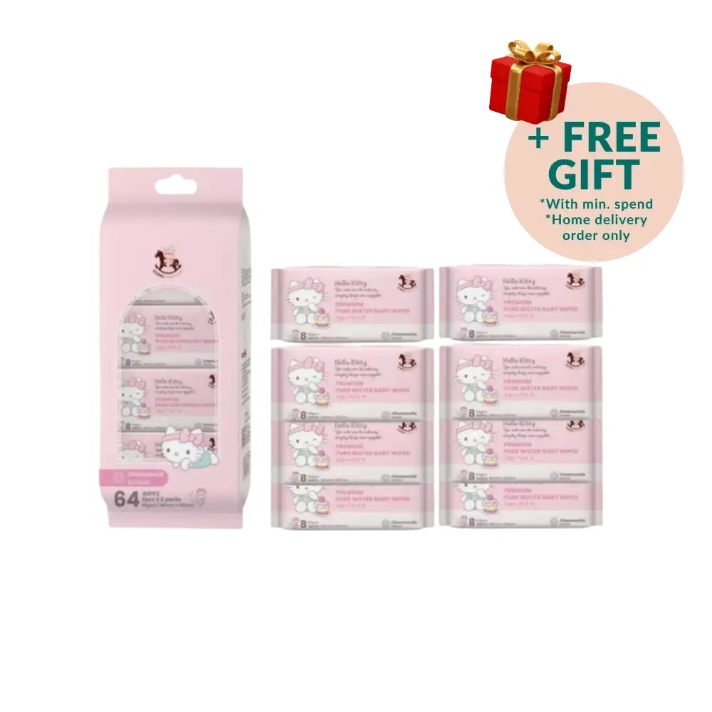 ICONIC X SANRIO MINI WIPES KT YURUTTO 8 X 8S