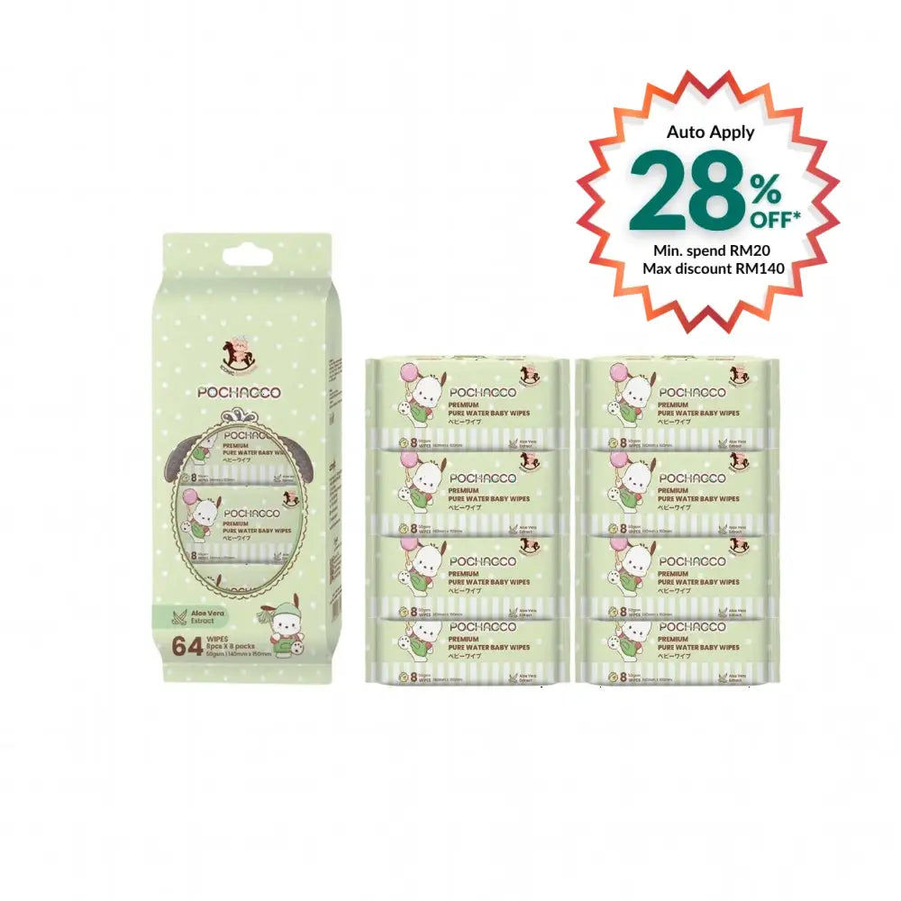 ICONIC X SANRIO MINI WIPES PC WAKU WAKU HOUSEWORK 8 X 8S