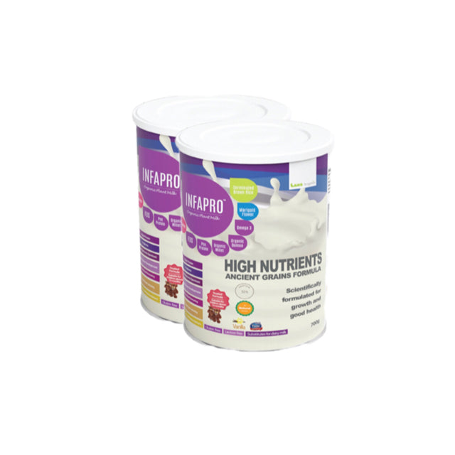 Infapro High Nutrients Ancient Grains Formula Bundle with Organic Plant Milk Powder for added nutrition