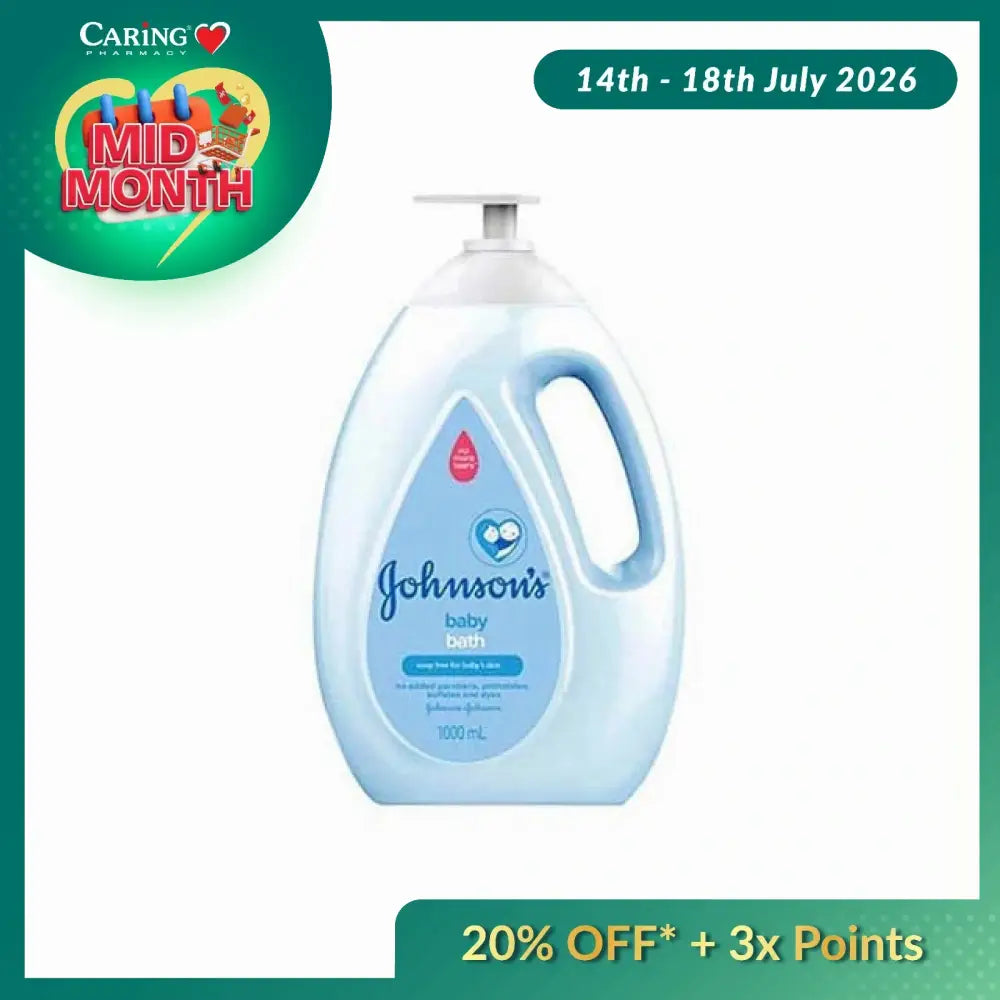 JOHNSONS BABY BATH 1000ML
