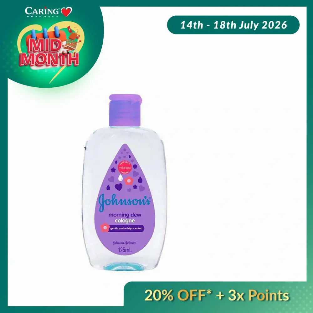 JOHNSONS BABY COLOGNE MORNING DEW 125ML