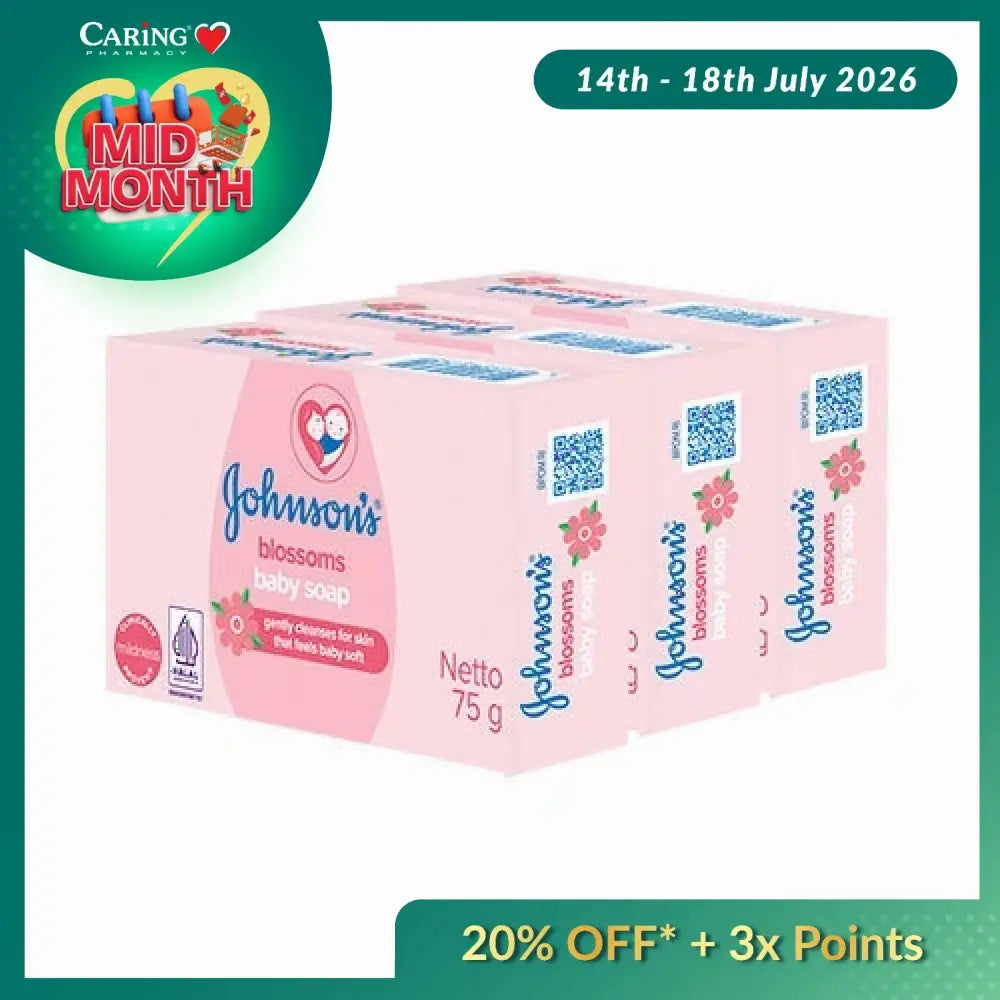 JOHNSONS BABY LOTION SOAP 75G 3S