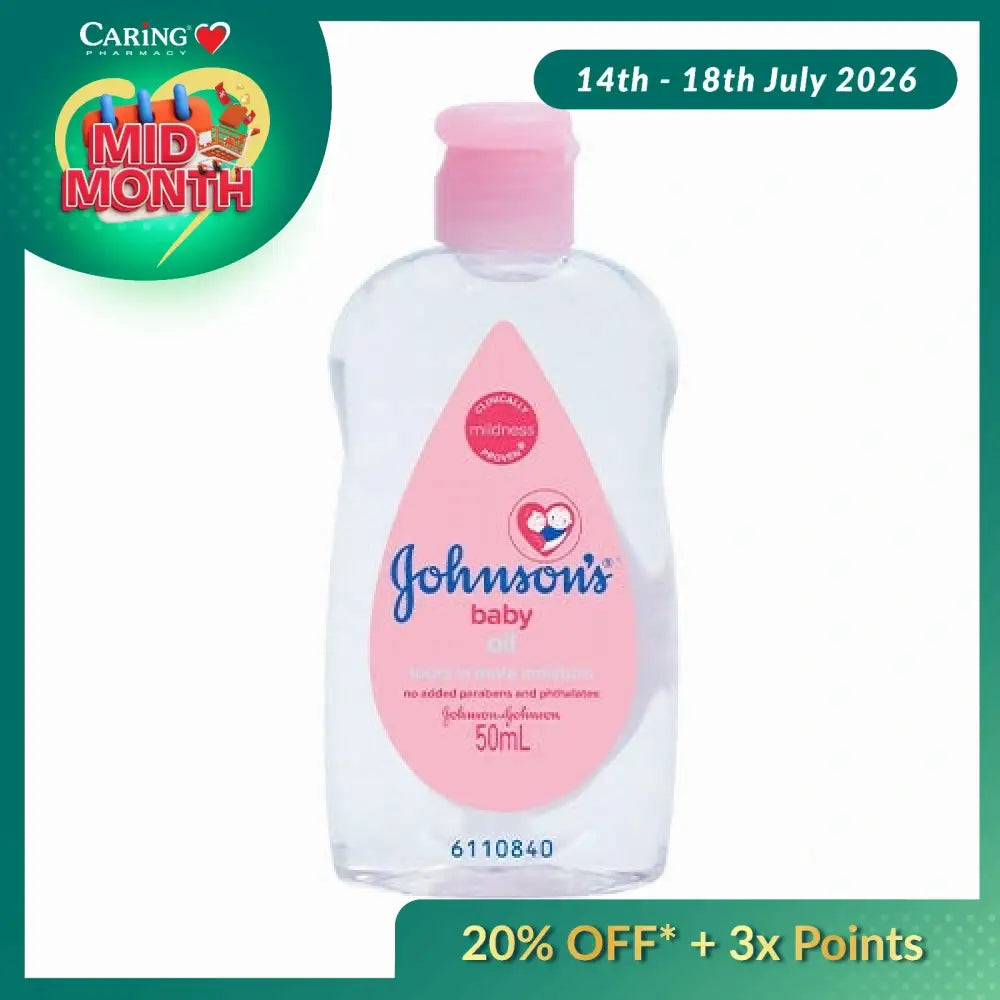 JOHNSONS BABY OIL 50ML