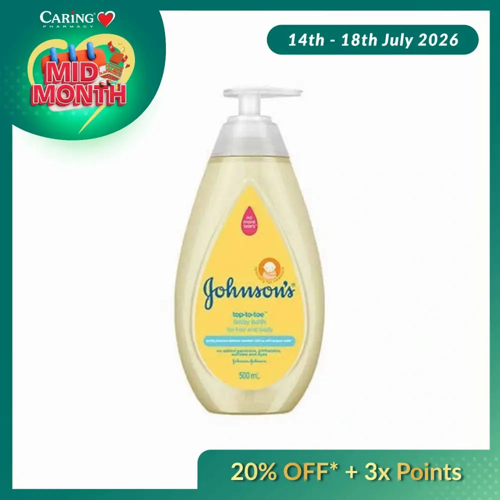 JOHNSONS BABY TOP TO TOE WASH 500ML