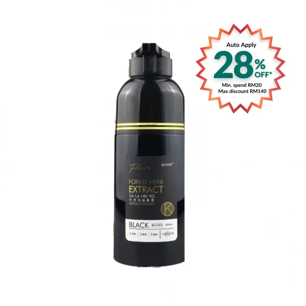 KAFEN HAIR COLOR SHAMPOO BLACK 400ML