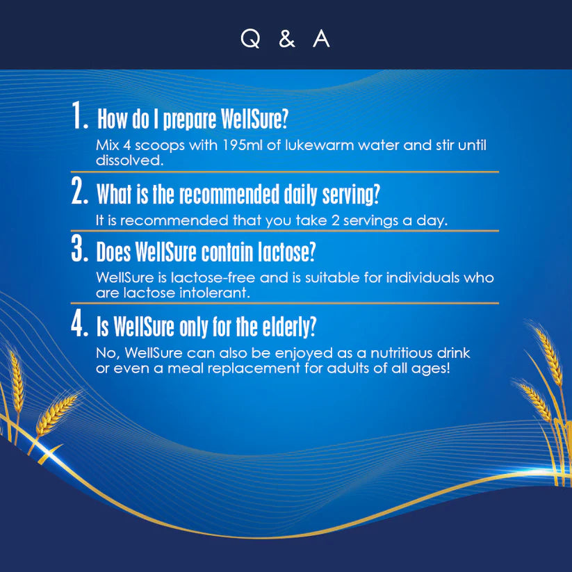 Kinohimitsu Wellsure 850g supplement packaging with preparation and usage information for healthy living