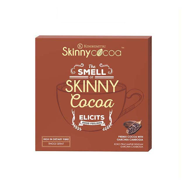 KINOHIMITSU Kinoskinny Cocoa 14S supplement box with cocoa flavor and Garcinia Cambogia extract