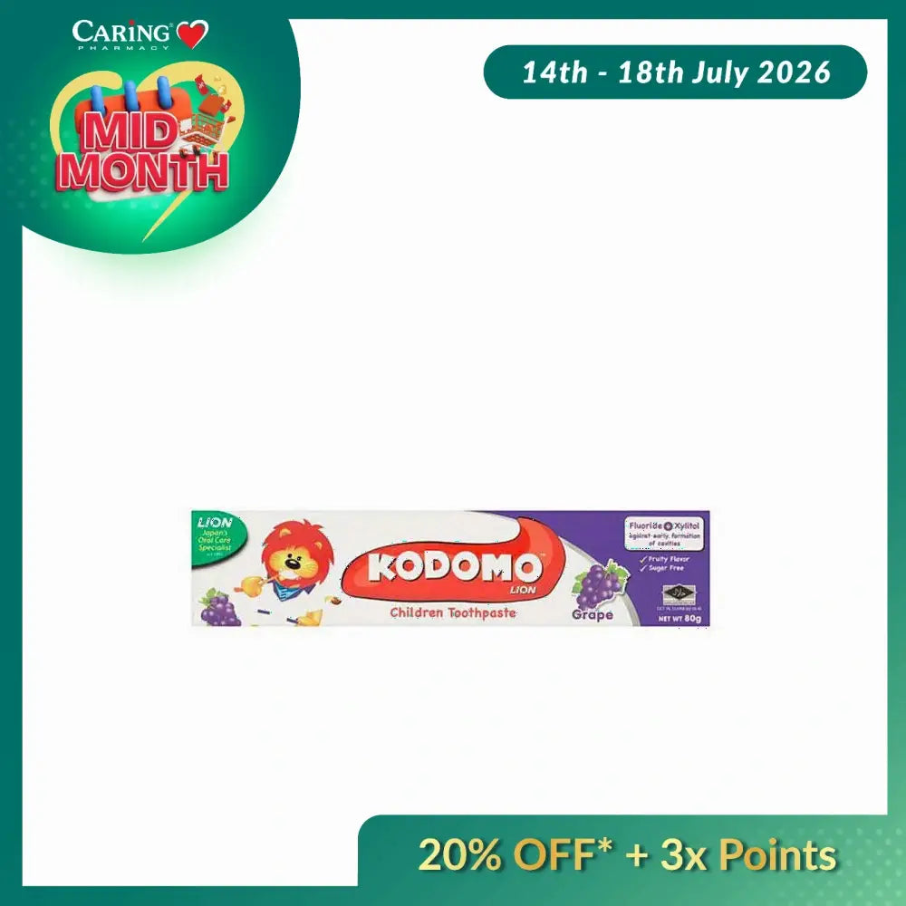 KODOMO TOOTHPASTE GRAPE 80G