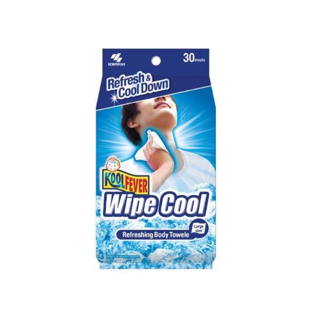 Koolfever Wipe Cool 30s refreshing body towels for quick cooling and comfort