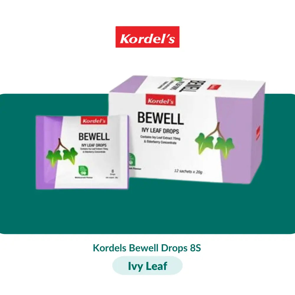 Kordels Bewell Drops 8S (Peppermint/Ivy Leaf) - Ivy Leaf