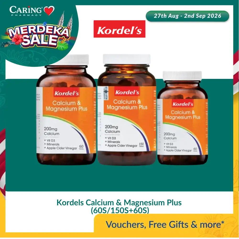 Kordels Calcium & Magnesium Plus (60S/150S + 60S)