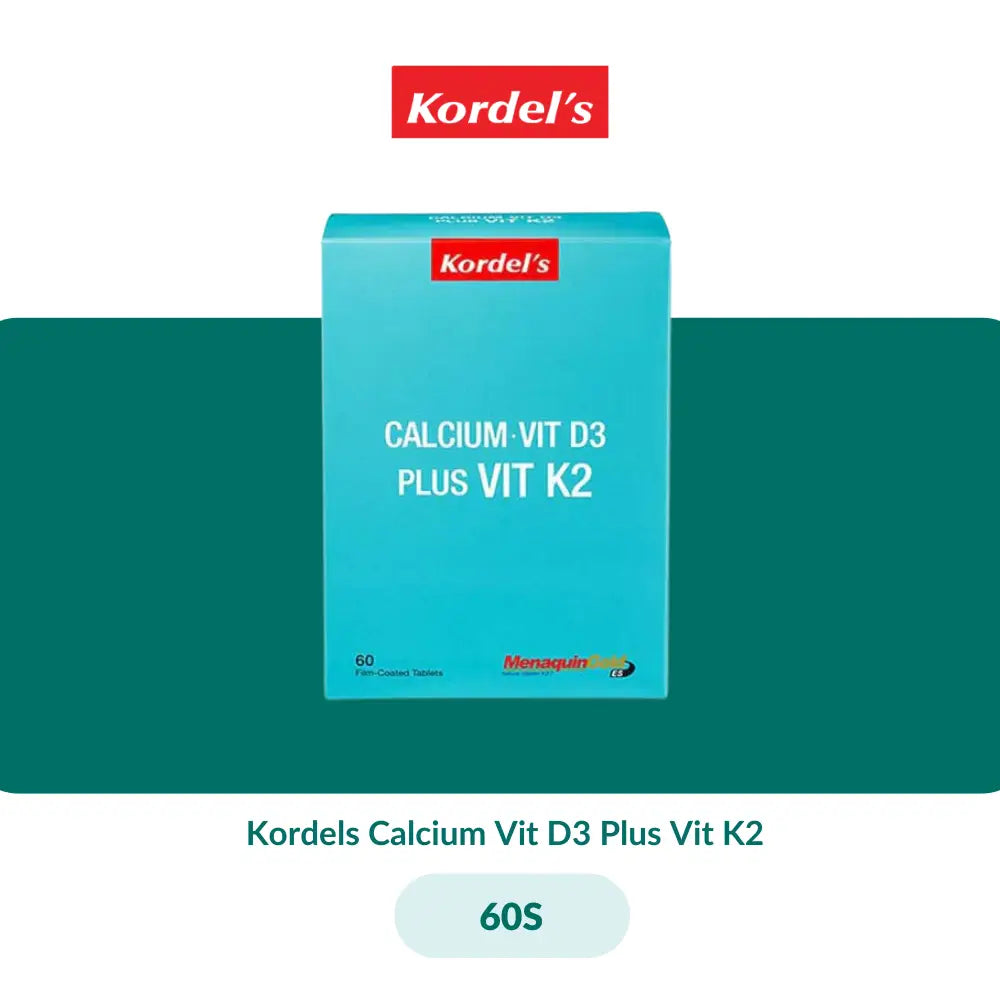 Kordels Calcium Vit D3 Plus Vit K2 (60S/60Sx2) - 60S