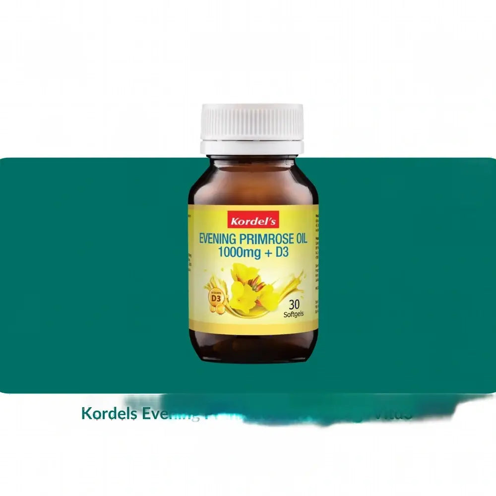 Kordels Evening Primrose Oil 1000Mg + Vitd3 (30S/60Sx2) - 30S