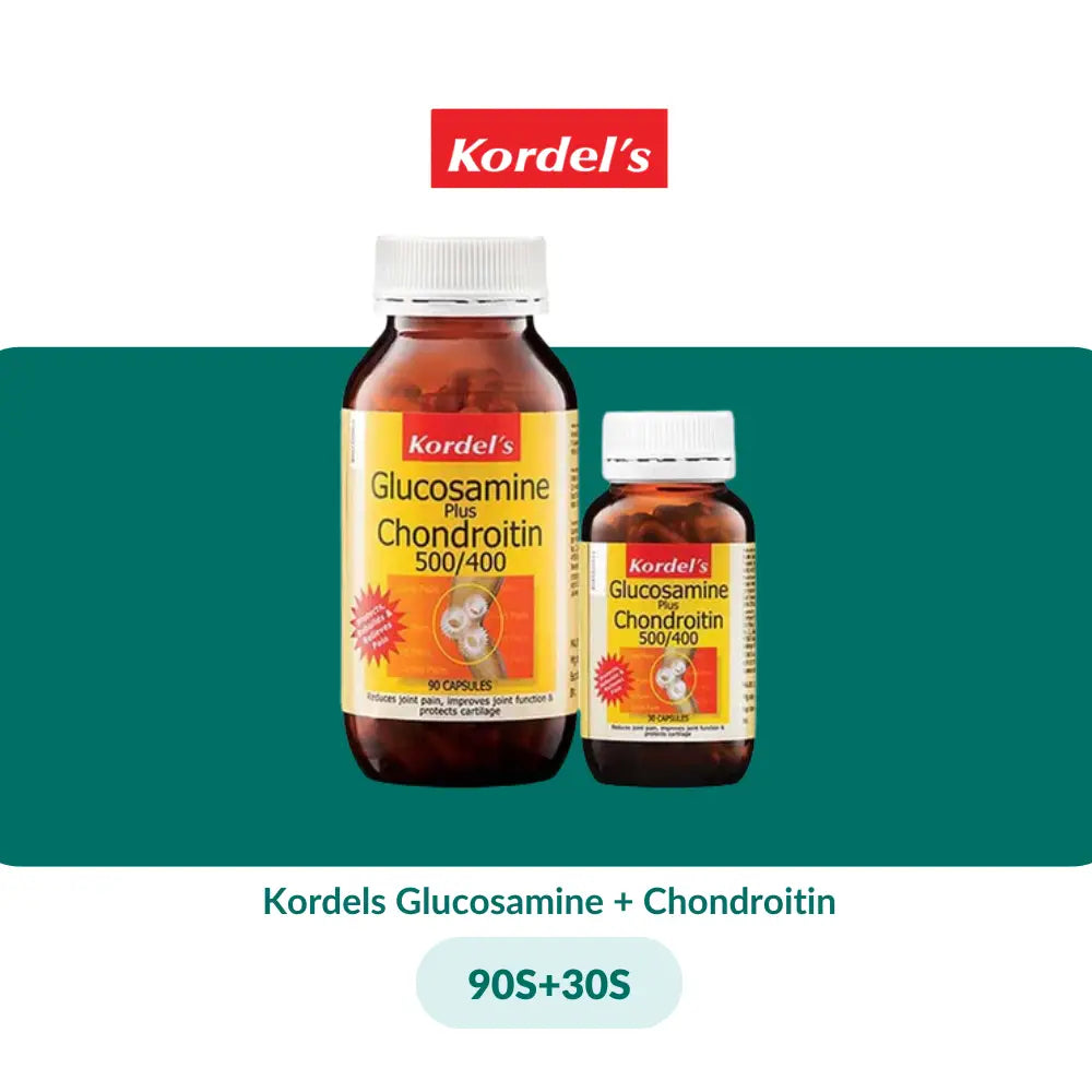 Kordels Glucosamine + Chondroitin (30S/90S + 30S/3x90S) - 90S + 30S