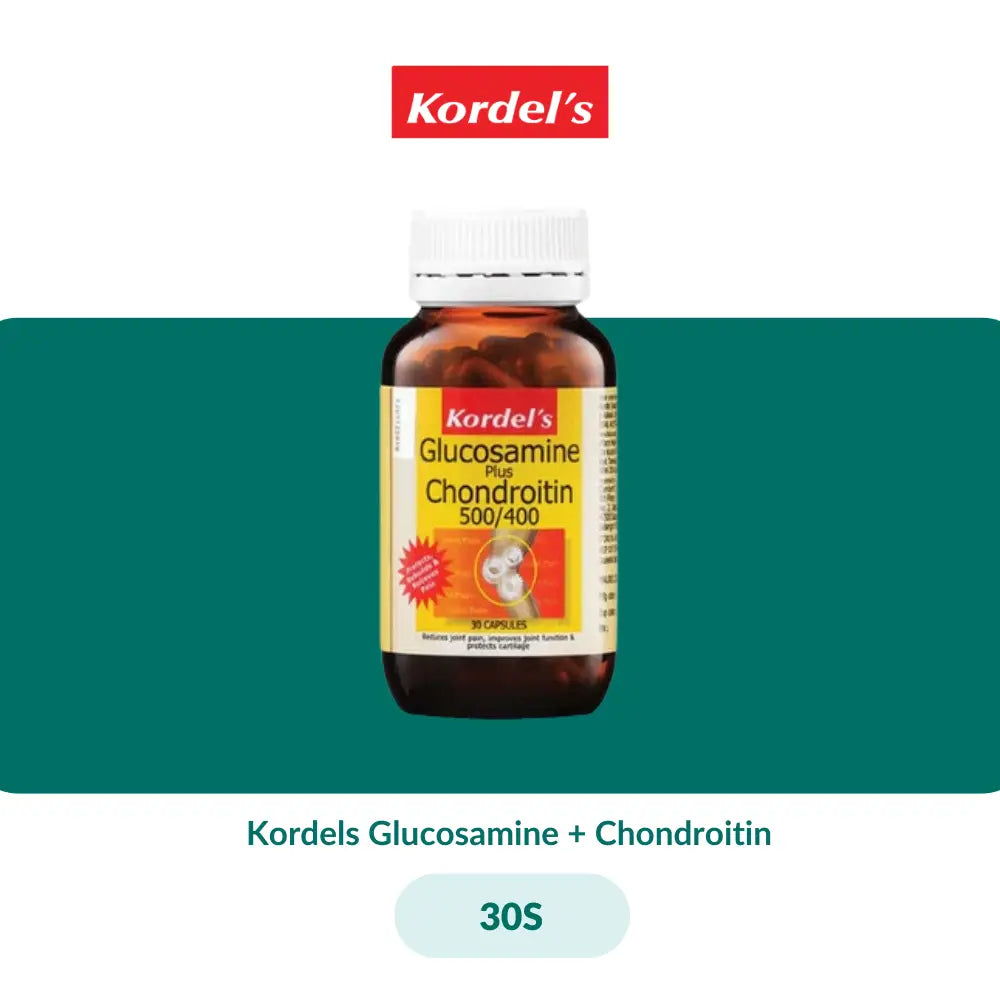 Kordels Glucosamine + Chondroitin (30S/90S + 30S/3x90S) - 30S