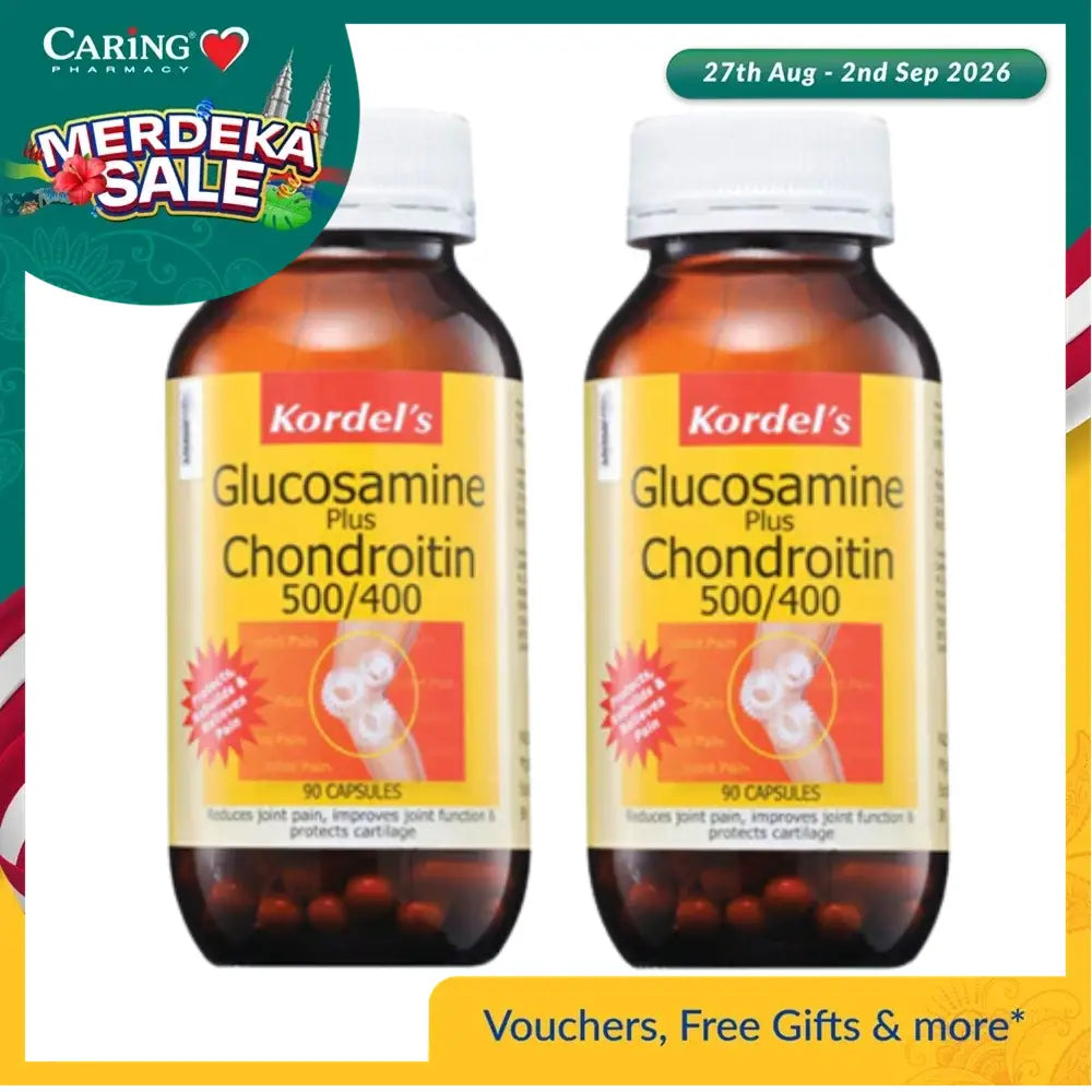 KORDELS GLUCOSAMINE + CHONDROITIN 90SX2