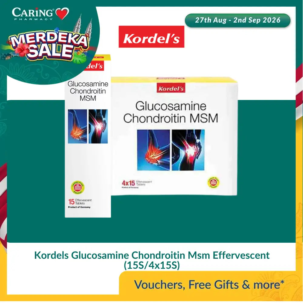 Kordels Glucosamine Chondroitin Msm Effervescent (15S/4x15S)