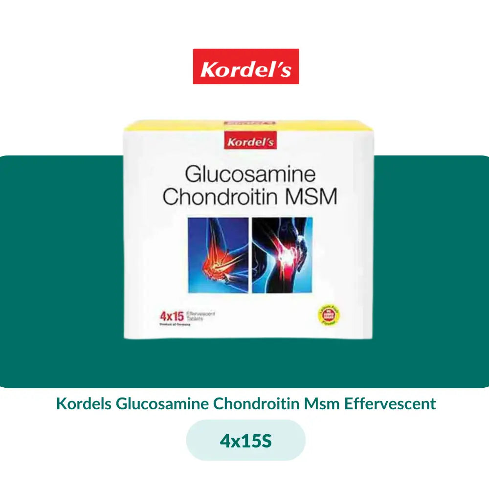 Kordels Glucosamine Chondroitin Msm Effervescent (15S/4x15S) - 4X15S