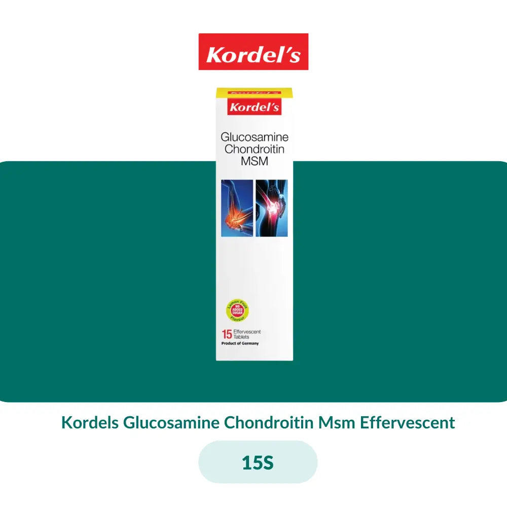 Kordels Glucosamine Chondroitin Msm Effervescent (15S/4x15S) - 15S