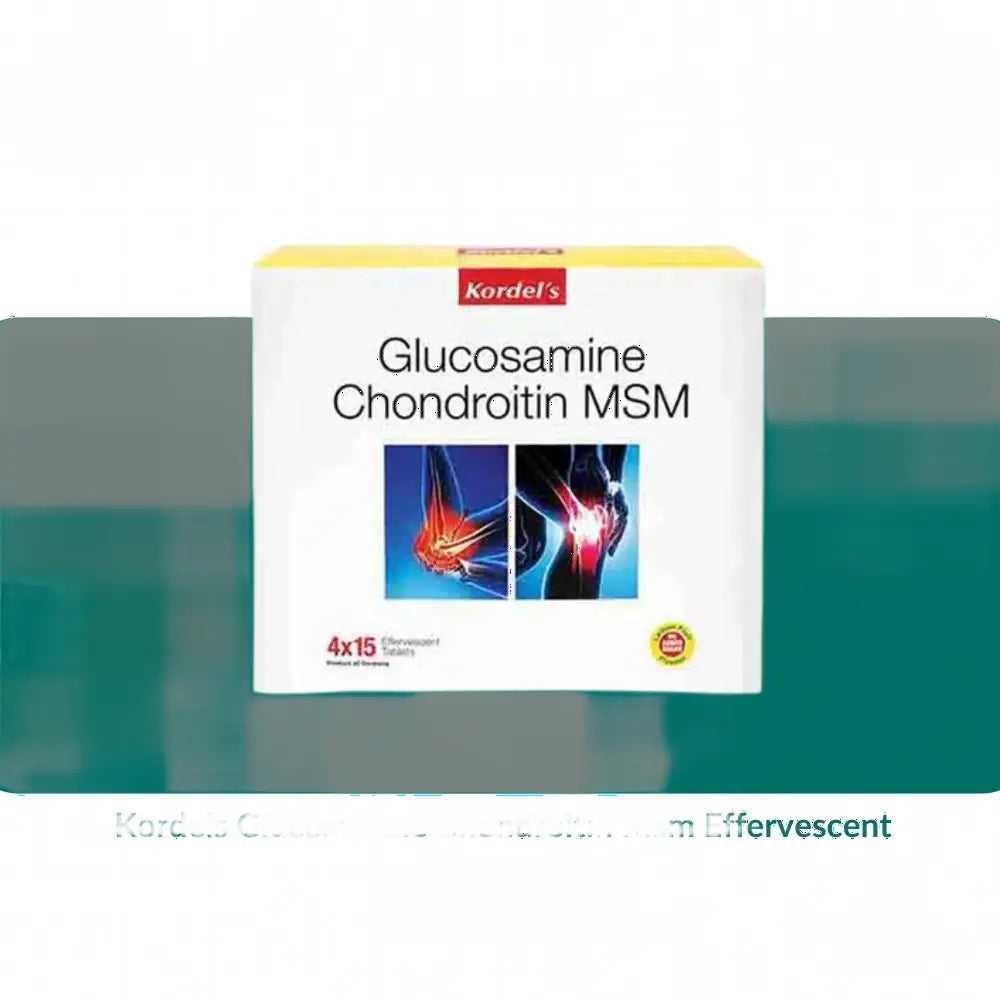 Kordels Glucosamine Chondroitin Msm Effervescent (15S/4x15S) - 4X15S