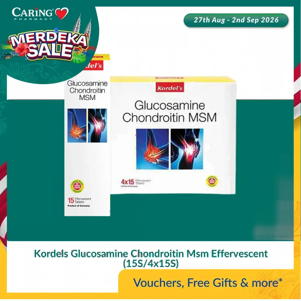 Kordels Glucosamine Chondroitin Msm Effervescent (15S/4x15S)