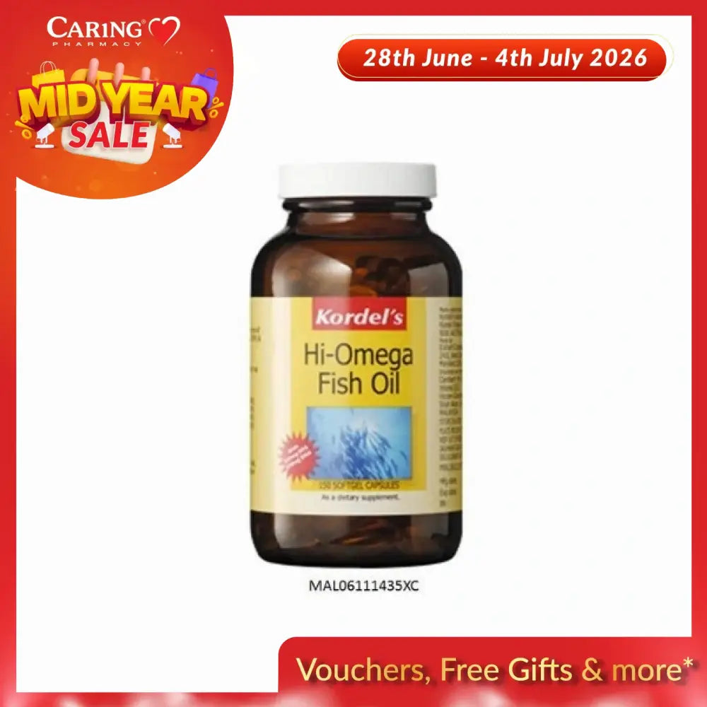 Kordels Hi Omega Fish Oil 1000Mg 30S