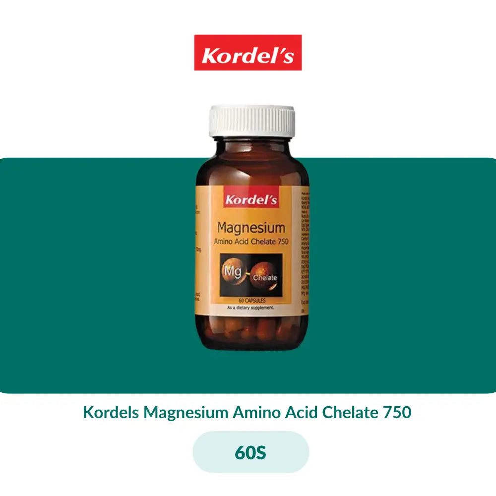 Kordels Magnesium Amino Acid Chelate 750 (60S/60Sx2) - 60S