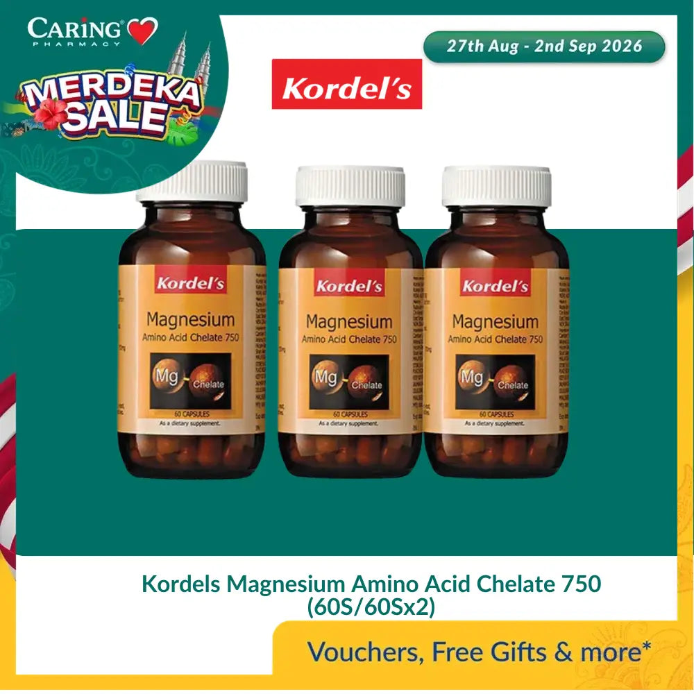 Kordels Magnesium Amino Acid Chelate 750 (60S/60Sx2)