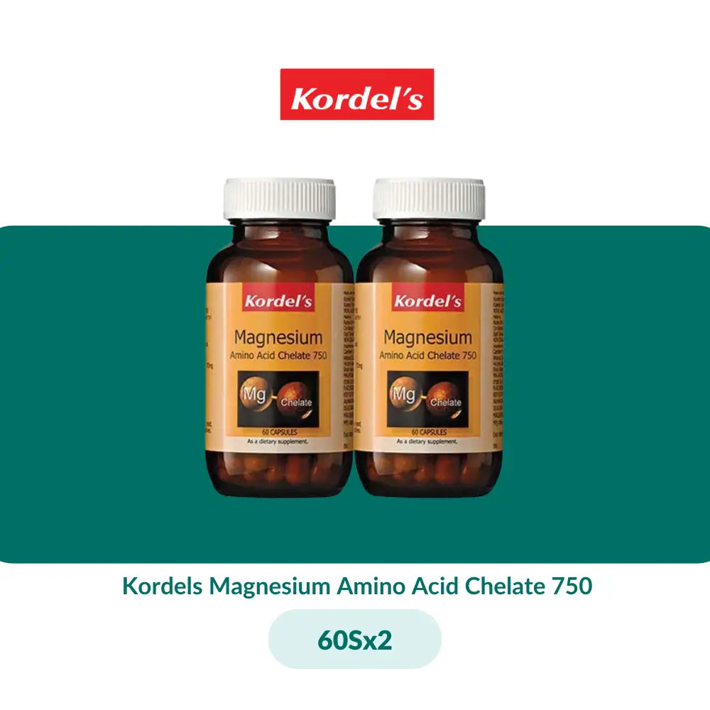 Kordels Magnesium Amino Acid Chelate 750 (60S/60Sx2) - 60S X 2