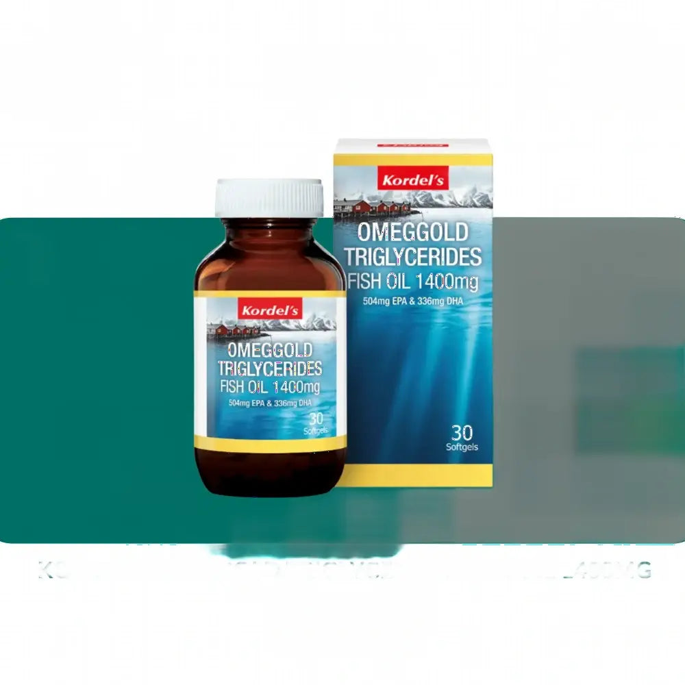 KORDELS OMEGGOLD TRIGLYCERIDES FISH OIL 1400MG (30S/60S + 30S) - 30S
