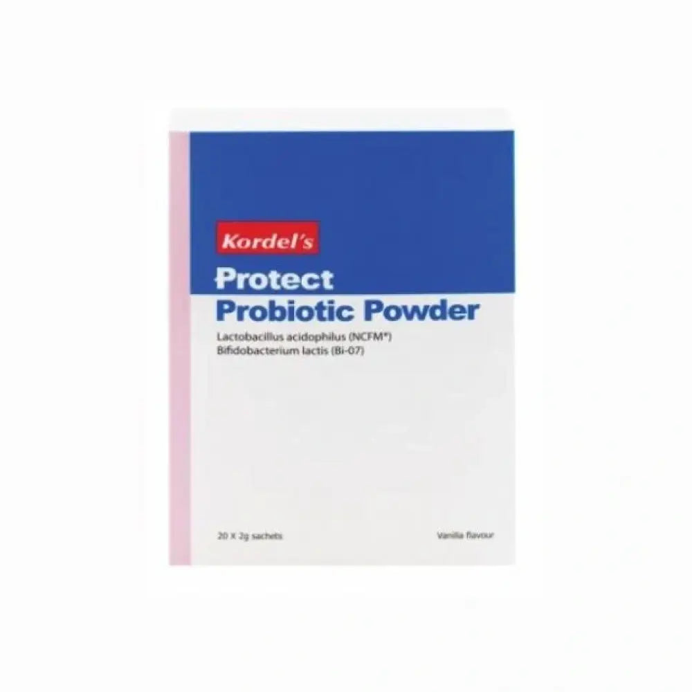 Kordel's Protect Probiotic Powder in Vanilla Flavor with 20 Sachets for Gut Health
