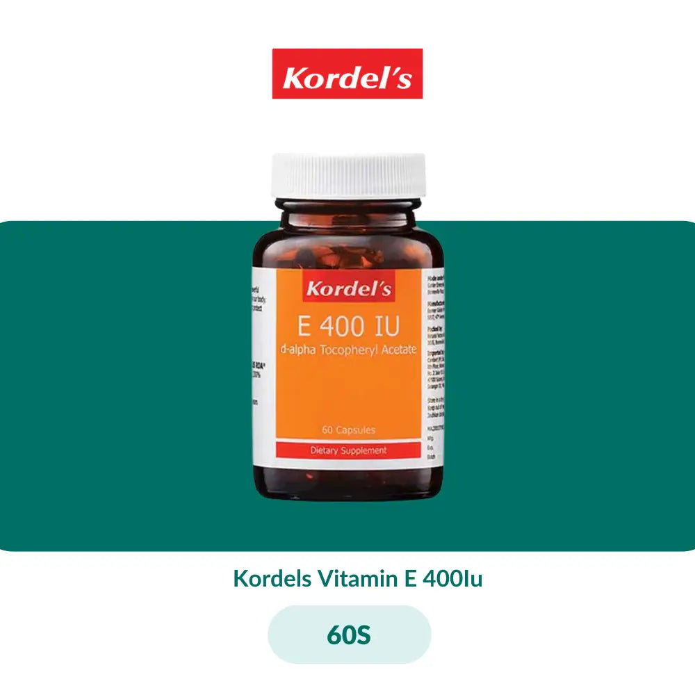 Kordels Vitamin E 400Iu (60S/150Sx2 + 60S) - 60S