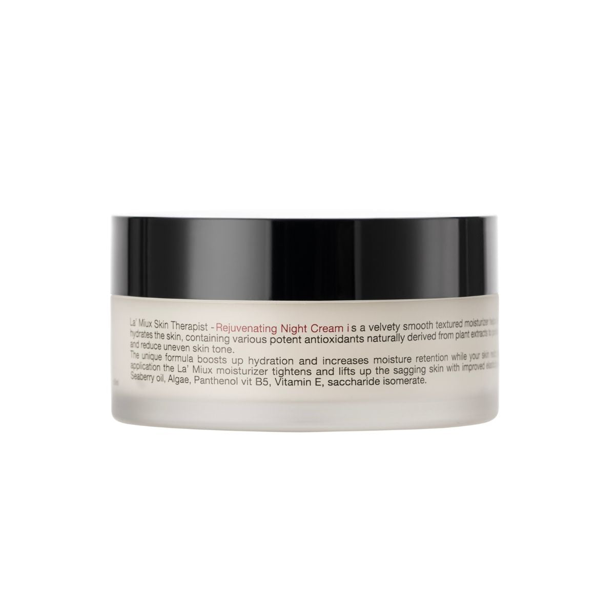 LAMIUX Rejuvenating Night Cream for anti aging in a sleek jar designed for overnight hydration