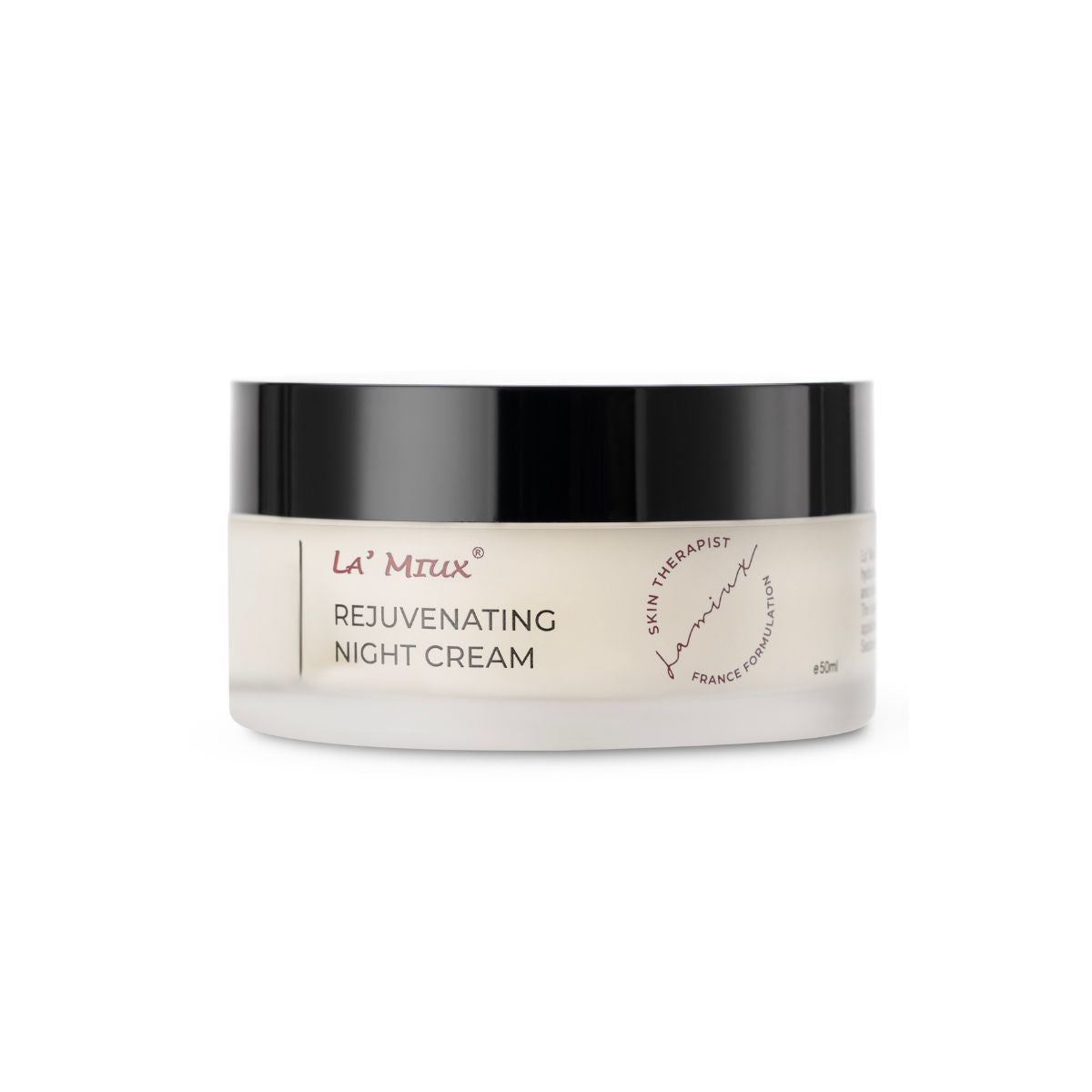 LAMIUX rejuvenating night cream for anti aging in a sleek jar for effective skin renewal overnight