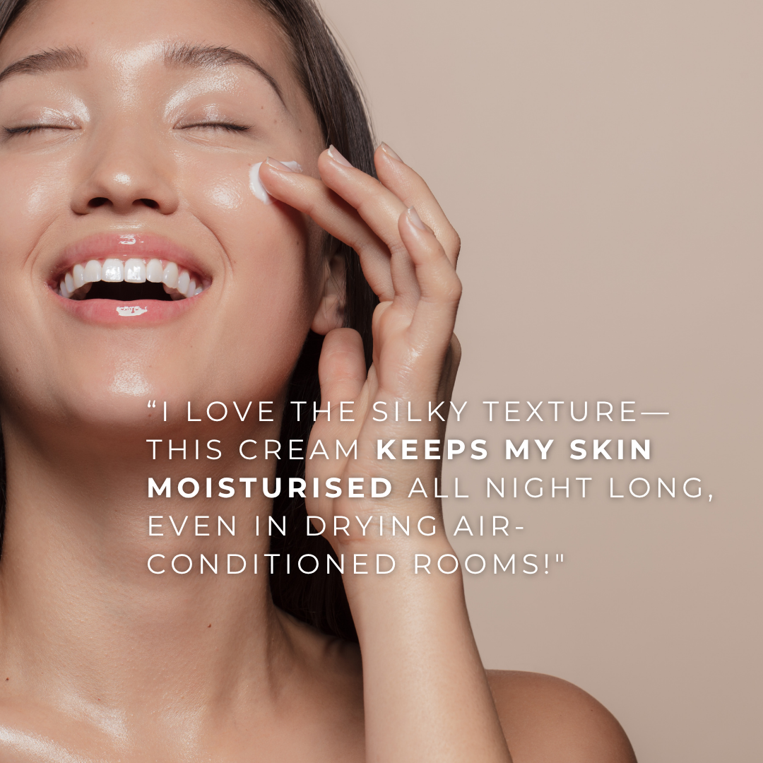 LAMIUX rejuvenating night cream for anti aging with a silky texture for all-night moisturization