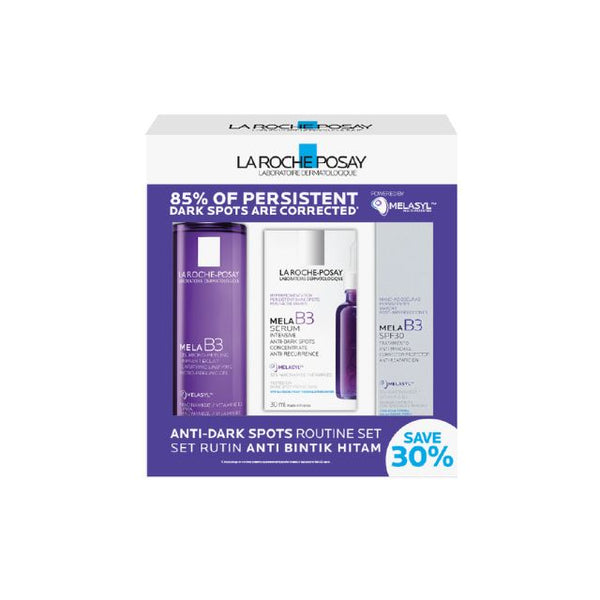 La Roche Posay anti-dark spots set with three skincare products to correct persistent dark spots