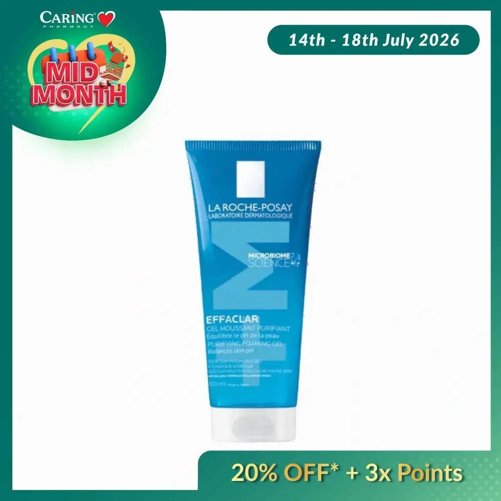 LA ROCHE POSAY EFFACLAR FOAMING GEL CLEANSER 200ML