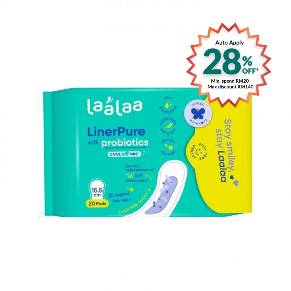 LAALAA COOL MINT LINERPURE 15.5CM 20S